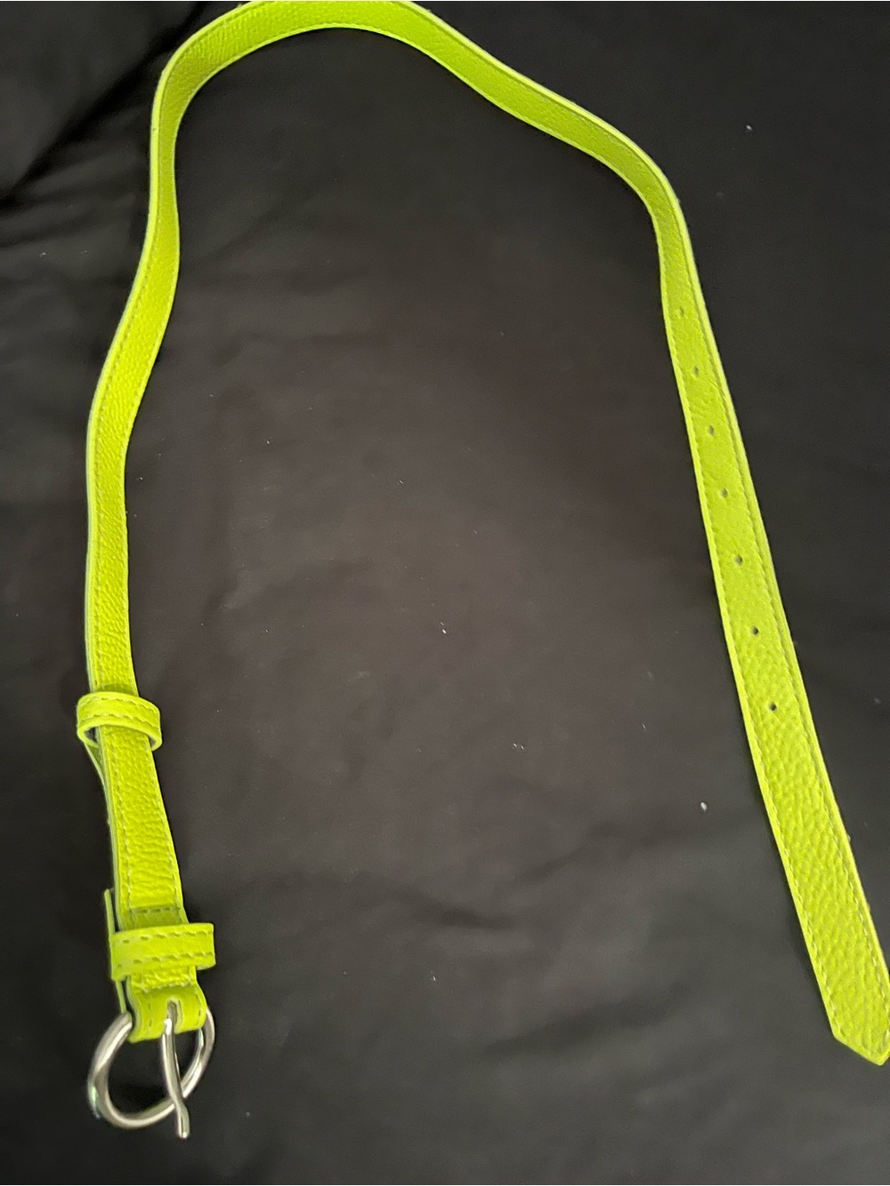 Kettlewell Lime Green Leather Belt - Picture 5 of 7
